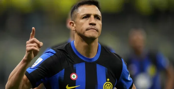 Alexis Sánchez en el Inter de Milán.