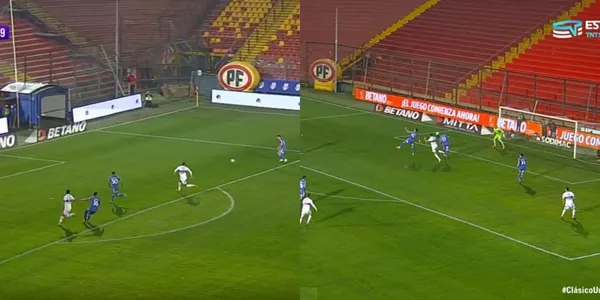 Ambos futbolistas fueron protagonistas en el clásico universitario reanudado.