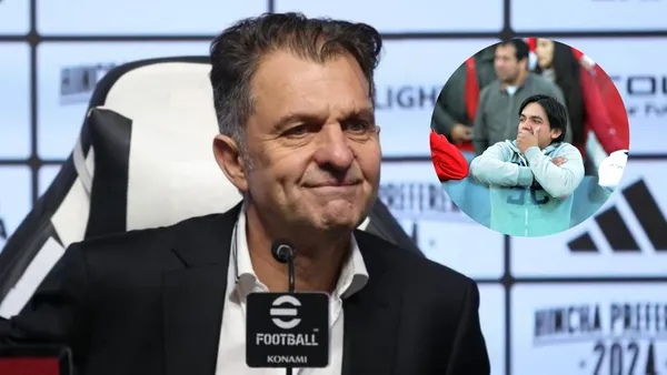 Aníbal Mosa e hinchas de Colo-Colo (Foto tomada de: Colo-Colo/Post)