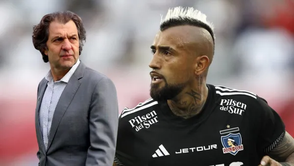 Aníbal Mosa y Arturo Vidal (Foto tomada de: Chile/Contraste)