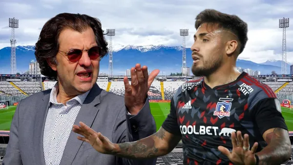 Aníbal Mosa y Marcos Bolados (Foto tomada de: Colo Colo/Camerin)