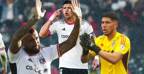 Arturo Vidal, Esteban Pavez y Brayan Cortés en Colo Colo.
