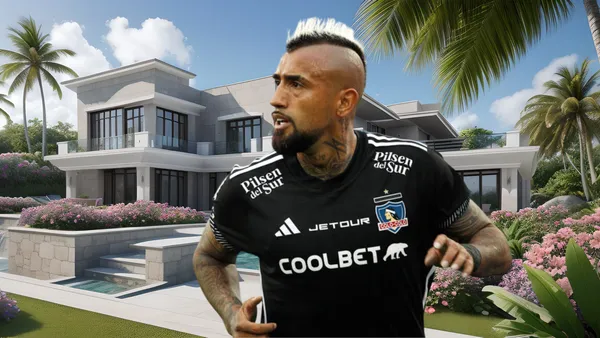 Arturo Vidal (Foto tomada de: Amusment/Colo Colo)