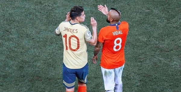 Arturo Vidal ha hecho buena amistad con James Rodríguez.