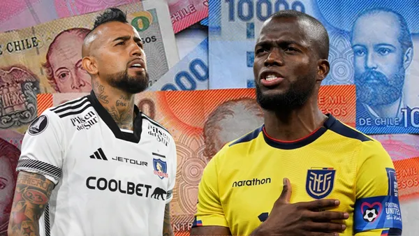 Arturo Vidal y Enner Valencia (Foto tomada de: Prensa/API/La Razón)