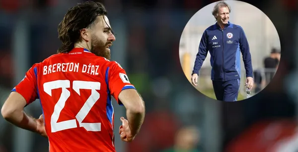 Ben Brereton y Ricardo Gareca.