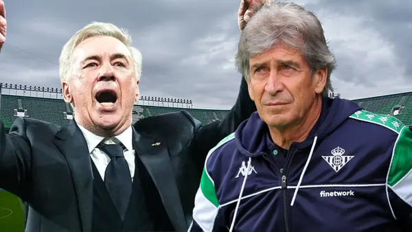 Carletto Ancelotti y Manuel Pellegrini (Foto tomada de: Wikipedia/Real Betis/Andes)