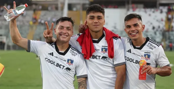 Colo Colo celebrando.