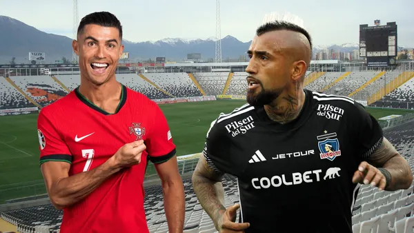 Cristiano Ronaldo y Arturo Vidal (Foto tomada de: Wikipedia/Central/UEFA)