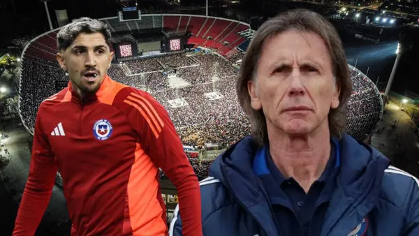 Diego Valdés y Ricardo Gareca (Foto tomada de: Los40/Comercio/Chile)