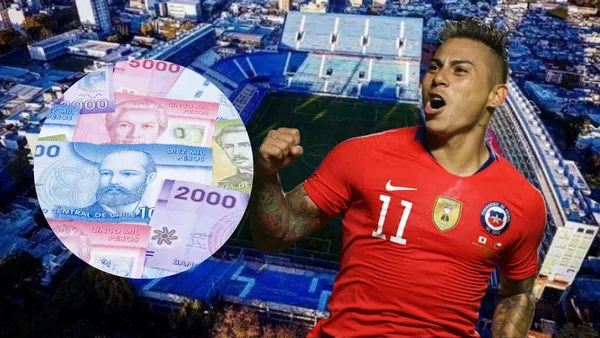 Eduardo Vargas (Foto tomada de: Hoy/Transfermarkt/Remitly)