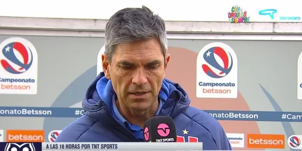 El entrenador de Universidad de Chile está en la cuerda floja.