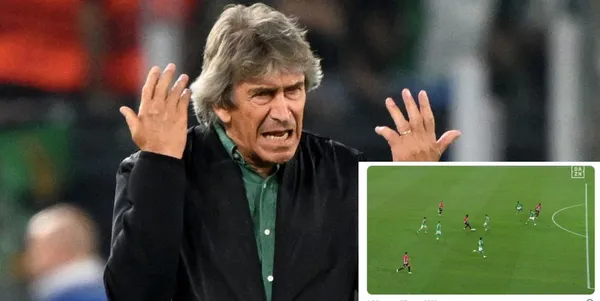 El entrenador del Betis habló del árbitro luego de la derrota.