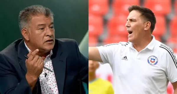 El histórico jugador está en la transmisión del partido de U de Chile ante Cobresal.