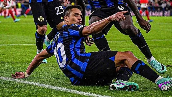 El tocopillano marcó un gol por la UEFA Champions League.