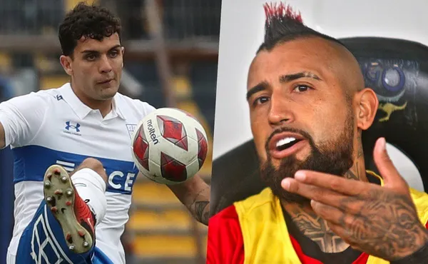 El volante de La Roja vio el compacto del partido en su transmisión en Twitch