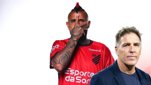 El volante tuvo que salir en el partido del Athletico Paranaense.