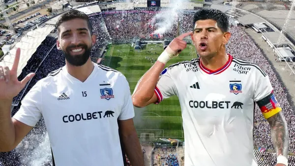 Emiliano Amor y Esteban Pavez (Foto tomada de: Colo Colo/SR)