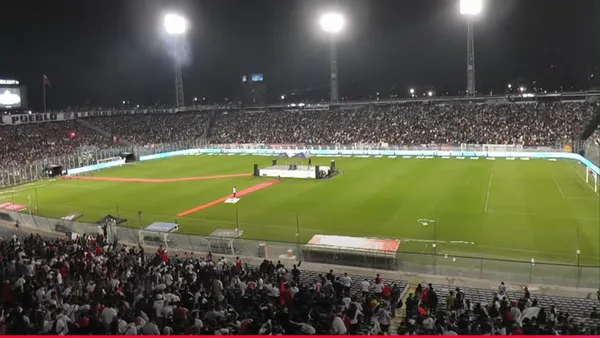 Festejos en el Estadio Monumental.