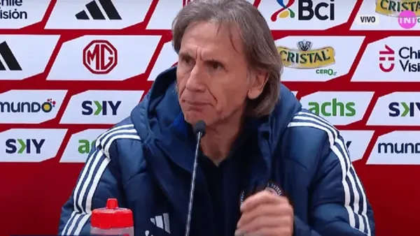 Gareca se salió de sus casillas en la última rueda de prensa de la Selección Chilena. Foto: ANFP