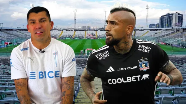 Gary Medel y Arturo Vidal (Foto tomada de: Diario AS/Universidad Católica/Colo-Colo)