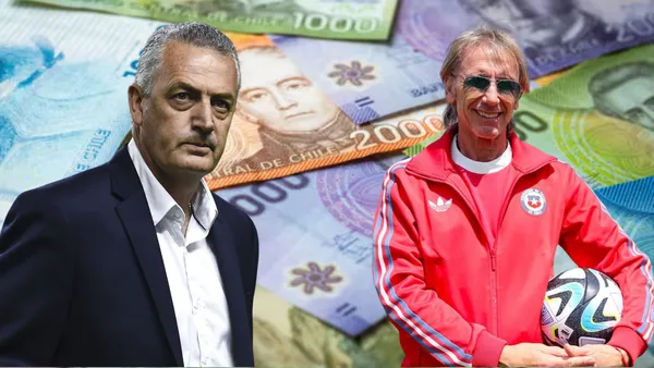 Gustavo Alfaro y Ricardo Gareca (Foto tomada de: La Nación/Villa/La Roja)