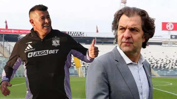 Jorge Almirón y Aníbal Mosa (Foto tomada de: Contraste/Colo-Colo)