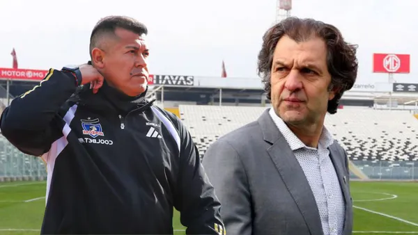 Jorge Almirón y Aníbal Mosa (Foto tomada de: Contraste/Colo-Colo)