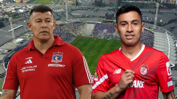 Jorge Almirón y Claudio Baeza (Foto tomada de: Colo Colo/Toluca)