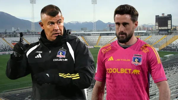 Jorge Almirón y Fernando de Paul (Foto tomada de: Wikipedia/Colo-Colo/Sabes)