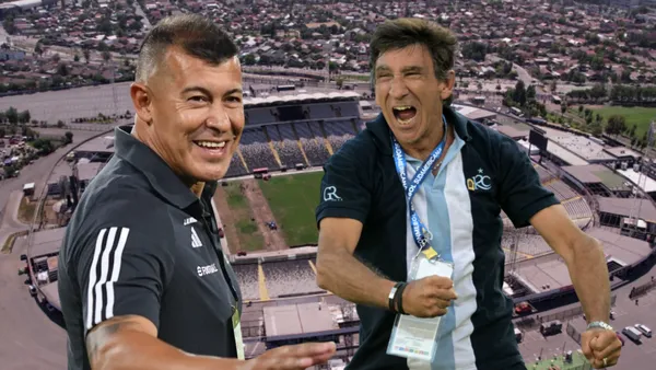 Jorge Almirón y Gustavo Costas (Foto tomada de: CNN/Racing/Sabes)