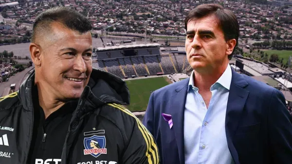 Jorge Almirón y Gustavo Quinteros (Foto tomada de: CNN/Colo Colo/Gremio)