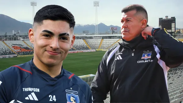 Jorge Almirón y Jordhy Thompson (Foto tomada de: Wikipedia/Colo-Colo)