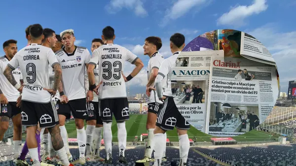 Jugadores Colo Colo (Foto tomada de: La Tercera/Colo Colo/Sur)