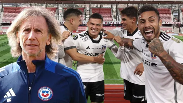Jugadores Colo-Colo y Ricardo Gareca (Foto tomada de: Observatodo/Sentimiento/La Roja)