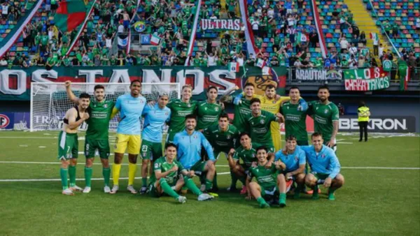 Jugadores de Audax Italiano. Foto: redes de Audax Italiano.