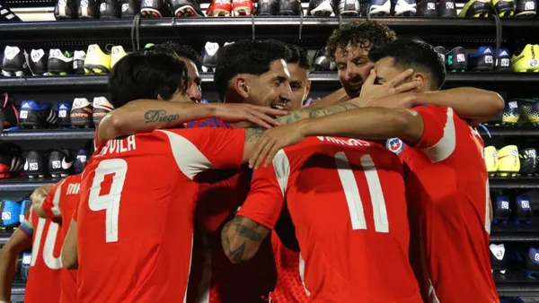 Jugadores de La Roja (Foto tomada de: El Cronista/Chilevisión)