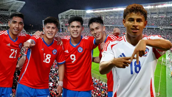 Jugadores selección chilena y Juan Francisco Rosell (Foto tomada de: AS/La Roja)