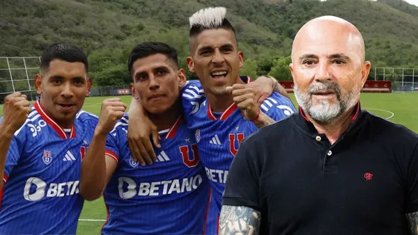 Jugadores Universidad de Chile y Jorge Sampaoli (Foto tomada de: El Norte/Foot/Deportes)