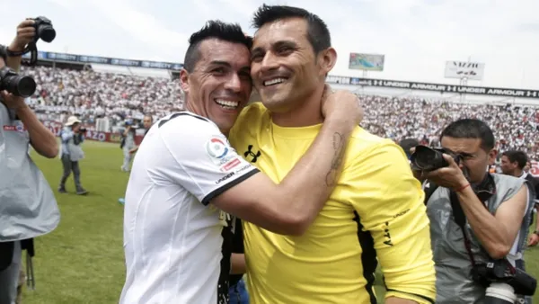 Justo Villar y Esteban Paredes (foto tomada de: Somos Chile)