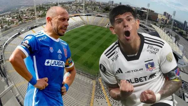 Marcelo Díaz y Esteban Pavez (Foto tomada de: La Tercera/Colo Colo/Universidad de Chile)