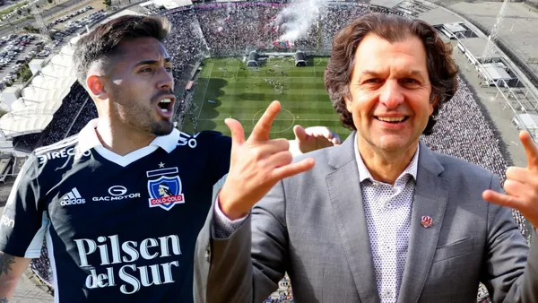 Marcos Bolados y Aníbal Mosa (Foto tomada de: Colo Colo/Sabes)