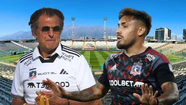 Marcos Bolados y Aníbal Mosa (Foto tomada de: Colo Colo/Top)