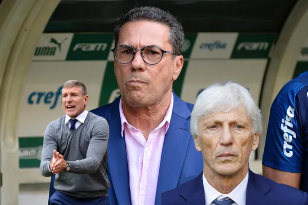 Martín Palermo - Vanderlei Luxemburgo - José Pekerman