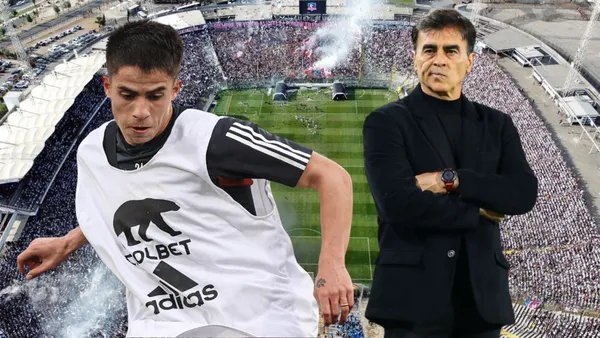 Matías Moya y Gustavo Quinteros (Foto tomada de: Colo-Colo/Punto)