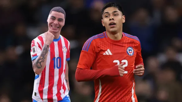 Miguel Almirón y Darío Osorio (Foto tomada de: Paraguay/Transfermarkt)