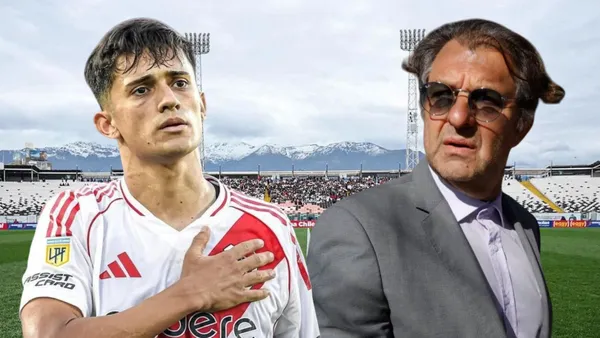 Pablo Solari y Aníbal Mosa (Foto tomada de: Colo Colo/Chile)