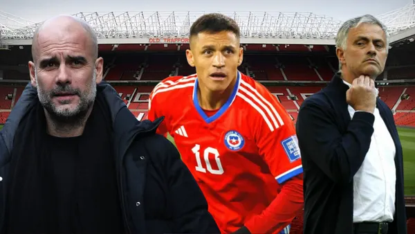 Pep Guardiola, Alexis Sánchez y José Mourinho (Foto tomada de: Wikipedia/La Roja/Marca/Vanitatis)