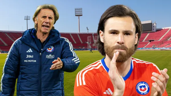 Ricardo Gareca y Ben Brereton Díaz (Foto tomada de: La Tercera/La Roja/Andina)