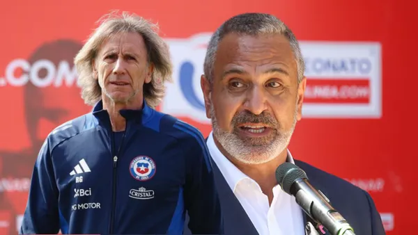 Ricardo Gareca y Pablo Milad (Foto tomada de: La Roja/La Cuarta)
